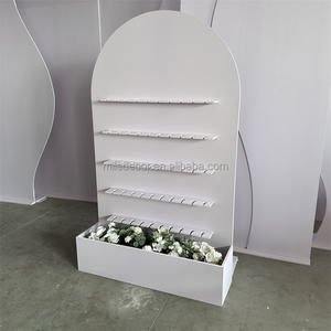 JINDA - Elegante Exhibidor de Vino y Champán para Fiestas de Compromiso, Bautizos y Recepciones, con Caja de Flores - Product Image 3