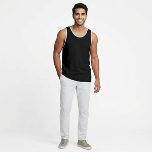 <b>men</b> Gym Tank Tops Custom <b>Singlets</b> <b>men's</b> Sports tank tops Customize Cotton polyester material Breathable <b>men's</b> gym tank tops - Product Image 1