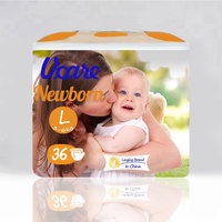 Pañales Desechables Orgánicos de Algodón con Hierbas para Bebés, con Cinta Mágica Antifugas, Suaves y Transpirables, Bajo MOQ, Muestra Gratis, Venta al Por Mayor