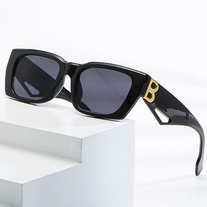 Dazgirl nuova 2024 donna uomo di lusso sfumature quadrate marca di tendenza occhiali da sole con b - Product Image 1