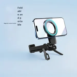 Đa Chức Năng Nhôm Hợp Kim Từ Tính Máy Tính Bảng Điện Thoại Đứng Xoay Có Thể Gập Lại Xách Tay Lười Biếng Máy Tính Để Bàn Ảnh Tự Sướng Thanh Có Thể Điều Chỉnh - Product Image 1