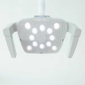 Luz LED dental comutada por sensor para unidade de cadeira odontológica 12 lâmpadas luz LED dental