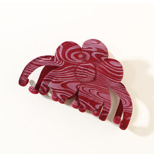 กิ๊บติดผมสำหรับผู้หญิงผมยาว ลายเสือดาว กิ๊บติดผมแบบยึดแน่น ใช้งานได้จริง กิ๊บ ABS แบบหนีบ - Product Image 5