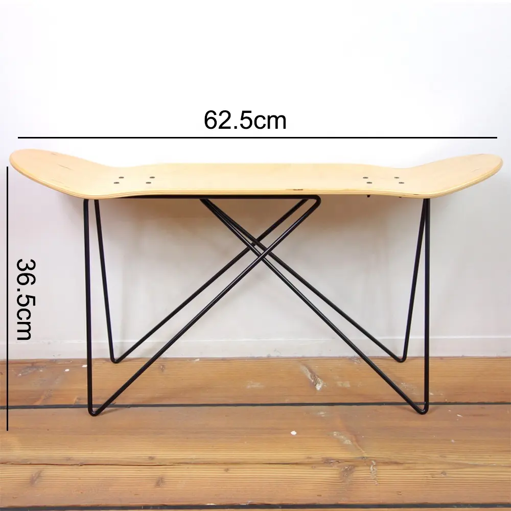 skateboard stool chair side table furniture legs skateboard table legs base part