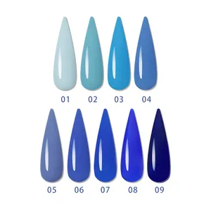 Özel etiket özel 8ml 15ml 3 in 1 mavi UV jel kauçuk taban kat jel lehçe