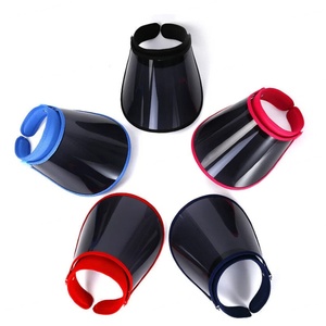 Sombrero Negro Transparente con Protección UV y Protector Facial de Plástico Resistente al Agua para Ciclismo y Actividades al Aire Libre - Product Image 6