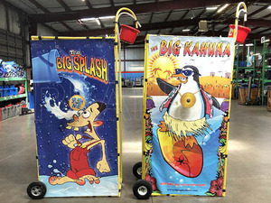 Jeu de dunk tank extérieur Big Splash Me pour foires et festivals scolaires - Product Image 4