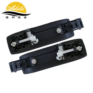 Manijas de puerta para Kia Van K2500 K2700 K2900 83650-4E000 83660-4E000, pieza de repuesto de plástico y metal negro - Product Image 4