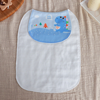 Sweater Bayi Semua Bahan Katun Handuk Punggung Berlapis Tahan Keringat Bermotif Kartun Dapat Dilipat Untuk Penggunaan Luar Ruangan Olahraga