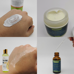Private Label vitamina C cosmetici per la cura della pelle biologica sapone esfoliante per rimuovere le macchie scure lozione per il corpo Tea Tree cura cura della pelle Set - Product Image 6