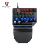 Motospeed K27 kablolu Mini dijital Numpad sayısal tuş takımı RGB arkadan aydınlatmalı klavye
