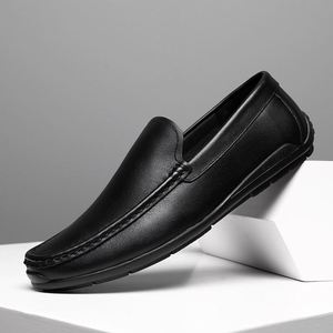 Chaussures de ville de luxe pour hommes, de haute qualité, de marque de créateur, personnalisées, à lacets carrés, en cuir, antidérapantes, respirantes et légères - Product Image 6