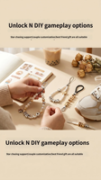 Perles Alphabet en Acrylique à Grand Trou Argentées et Dorées en Gros, Perles Lettres A-Z pour la Fabrication de Sacs DIY et de Pendentifs Porte-clés Perlés