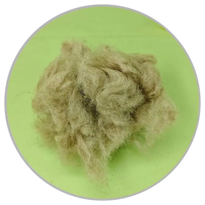 Fibra di canapa pura naturale al 100% per la filatura che mescola la fibra grezza di canapa