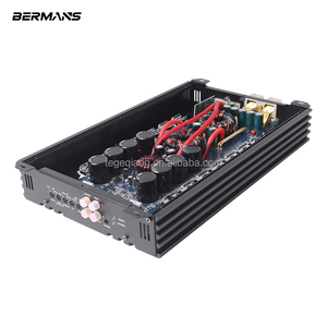 Amplificateur de voiture monobloc de style brésilien Bermans 1500W classe D, amplificateur de subwoofer avec radiateur, crossover haute puissance, OEM ODM 12-24V - Product Image 2