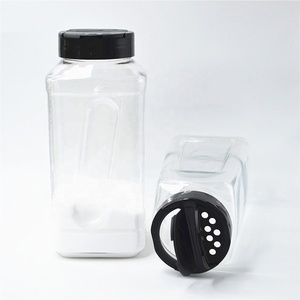 32Oz Rỗng Nhựa Gia Vị Jar Gia Vị Chai Hạt Tiêu Container Với 63Mm Đôi Cái Mỏ Nắp Muối Cap - Product Image 4