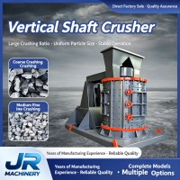 Concasseur vertical à double mouvement robuste, machine de concassage durable pour le traitement du granit, du basalte et des matières premières minières