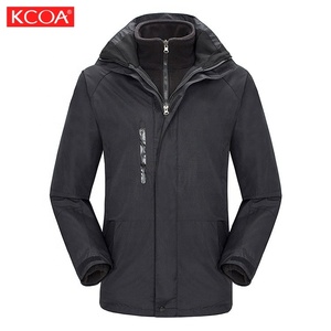 Vestes et blousons d'hiver coupe-vent en polaire polyester 2020 pour hommes et femmes, avec capuche, pour le snowboard en montagne, couleur noire - Product Image 1