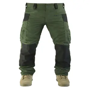 New Arrival Two Tones Zip Off Cargo Pants Mens Multi-pocket Work Pants Work Trousers Customized Work Pants With Knee Patch