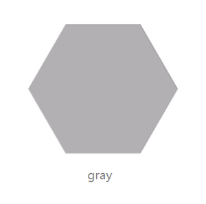 <span class=keywords><strong>Ladrillo</strong></span> Hexagonal de Cerámica Mate para Baño, Balcón, Restaurante, Color Sólido Negro, <span class=keywords><strong>Blanco</strong></span> y Gris, Azulejos Hexagonales para Piso y Pared - Product Image 3