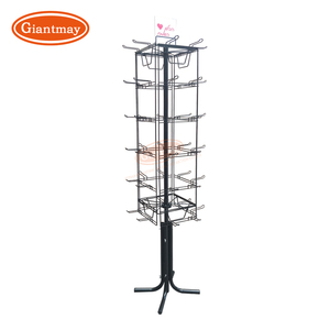 Siêu thị treo <span class=keywords><strong>Hook</strong></span> Rack 360 độ xoay Ballon hiển thị đứng cho cửa hàng bán lẻ - Product Image 4