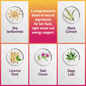 Compléments alimentaires OEM pour femmes, capsules de santé à base de plantes pour soulager la ménopause avec équilibre hormonal, changement de humeur pour la santé féminine - Product Image 4