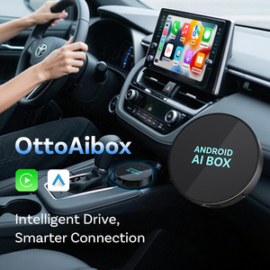 กล่อง CarPlay ไร้สายอัจฉริยะอเนกประสงค์ พร้อม Apple CarPlay AI 8+128GB วัสดุโลหะและกระจก รองรับซิมการ์ด และ USB Type-C สำหรับรถยนต์ Tesla และ BYD - Product Image 2