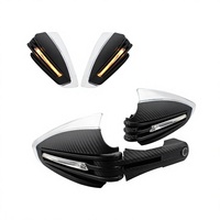 Pièces modifiées pour moto, motocross, moto tout-terrain, protège-mains, clignotants équipés de lumières LED, résistants aux chutes, montage sur guidon