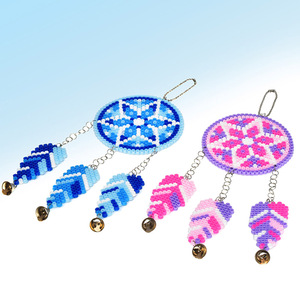 เครื่องประดับตกแต่งบ้านแบบ DIY รูปกระดิ่งลม ทำจากลูกปัดฮามะขนาด 5 มม. - Product Image 2