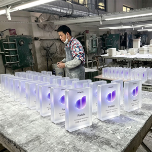 Scultura in Resina Trasparente Personalizzata, Modello Astratto Ecologico in Poliresina per Souvenir - Product Image 6