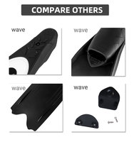 Palmes de natation WAVE pour la plongée libre, palmes de puissance en TPE, palmes de surf en caoutchouc pour planche de surf