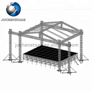 展览dj舞台铝桁架展示照明平桁架屋顶户外活动龙头桁架