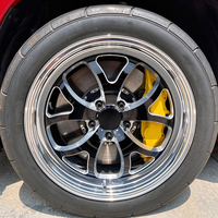 Jantes forgées monobloc à déport profond de 18, 19, 20 pouces, 5*114.3 5*120, noires avec lèvre usinée, pour voitures particulières Camaro F-150 Challenger