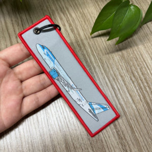 Factory Direct Cartoon Embroidered Key Fob Creative Woven Label Key Holder OEM ODM Customizable Promotional Carabiners Keychains