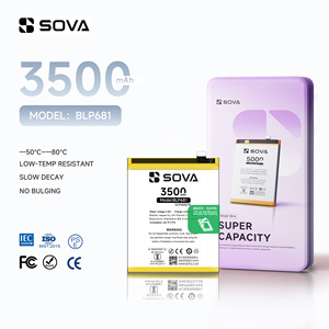 แบตเตอรี่ในตัวสำหรับ R17 OPPO 4.4V 3500mAh แบตเตอรี่ Liion รุ่น4 + 64 <span class=keywords><strong>BLP681</strong></span>จาก OPPO F9 - Product Image 1