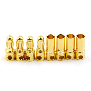 Connecteur banane plaqué or 3,5 mm 35A à courant élevé, type lanterne, mâle-femelle, pour connexion moteur brushless RC et ESC GC3510 - Product Image 1