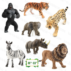Regalo Navideño para Niños, Figuras de Animales Salvajes de Plástico de Alta Calidad, Juguetes de Animales de la Selva para el Aprendizaje Preescolar - Product Image 1