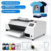 Imprimante DTF couleur A3 avec découpeuse intégrée XP600, tête d'impression simple, écran tactile 33 cm, machine DTF pour petites entreprises