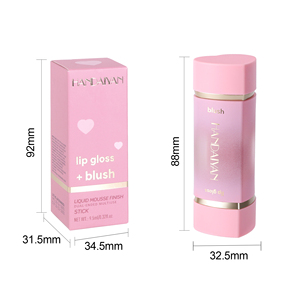 <span class=keywords><strong>Handaiyan</strong></span> 2-in-1 Dual-Ended Liquid Mousse Soft Cream Blush Make-up Hochpigmentierter, langanhaltender Lipgloss Multifunktions-Stift - Product Image 5
