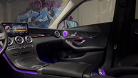 Pour Mercedes-Benz Classe C W205 et GLC X253 : Kit d'éclairage d'ambiance intérieur Symphony pour améliorer l'atmosphère des modèles C-Class et GLC