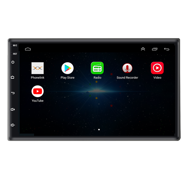 Universal Auto Radio 7inch GPS Navigation Stereo Radio Autoradio Car Multimedia With Rear Review Camera 2din Android Player