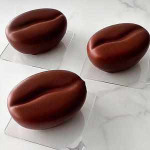 שעועית קפה מוס עוגת עובש מיני קפה ציפוי קישוט עובש מיני קפה ציפוי קישוט עובש סיליקון - Product Image 1