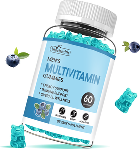 Gomitas Multivitamínicas para Hombre, Apoyo Inmunológico Diario con Vitaminas y Cafeína para Energía, Fórmula Sin Azúcar Todo en Uno - Product Image 1