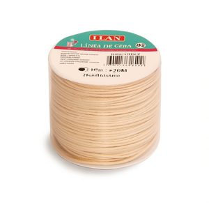 Cordoncino cerato ILAN 1 mm x 20 m bianco per la creazione di gioielli - Product Image 2
