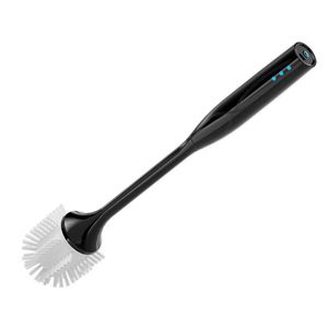Toilet Cleaning Brush Nylon Bristles Pink Color Mechanical Operation For Bathroom Use - Product Image 3
