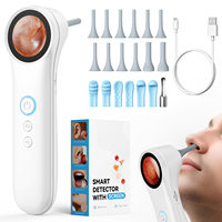 Caméra d'oreille intelligente visible Q13, appareil de nettoyage du conduit auditif numérique 1080P, otoscope numérique pour toute la famille