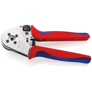 KNIPEX 97 52 65 Pince à sertir à quatre mandrins pour contacts tournés avec poignées multi-composants chromées 230 mm - Product Image 2