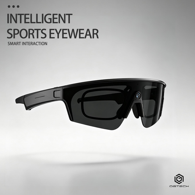 New Arrival Black Frame Black Mirror Lens 13MP Camera Triple Microphone Anti Shake 1200P Video Recording 130 Smart Glasses