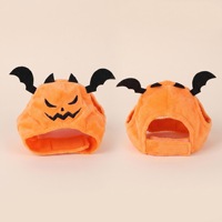 Chapeau Citrouille d'Halloween pour Animaux, Accessoire de Cosplay Amusant pour Chats et Chiens, Chapeau de Fête de Noël pour Animaux