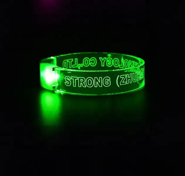 Led Bracelet 10 Colors Led Luminous Wrist Band Bracelet Event Bracelet Led